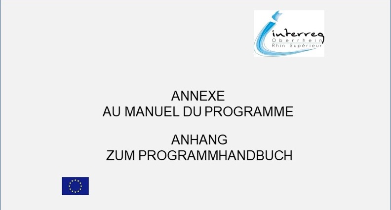 Aktualiserter Anhang zum Programmhandbuch