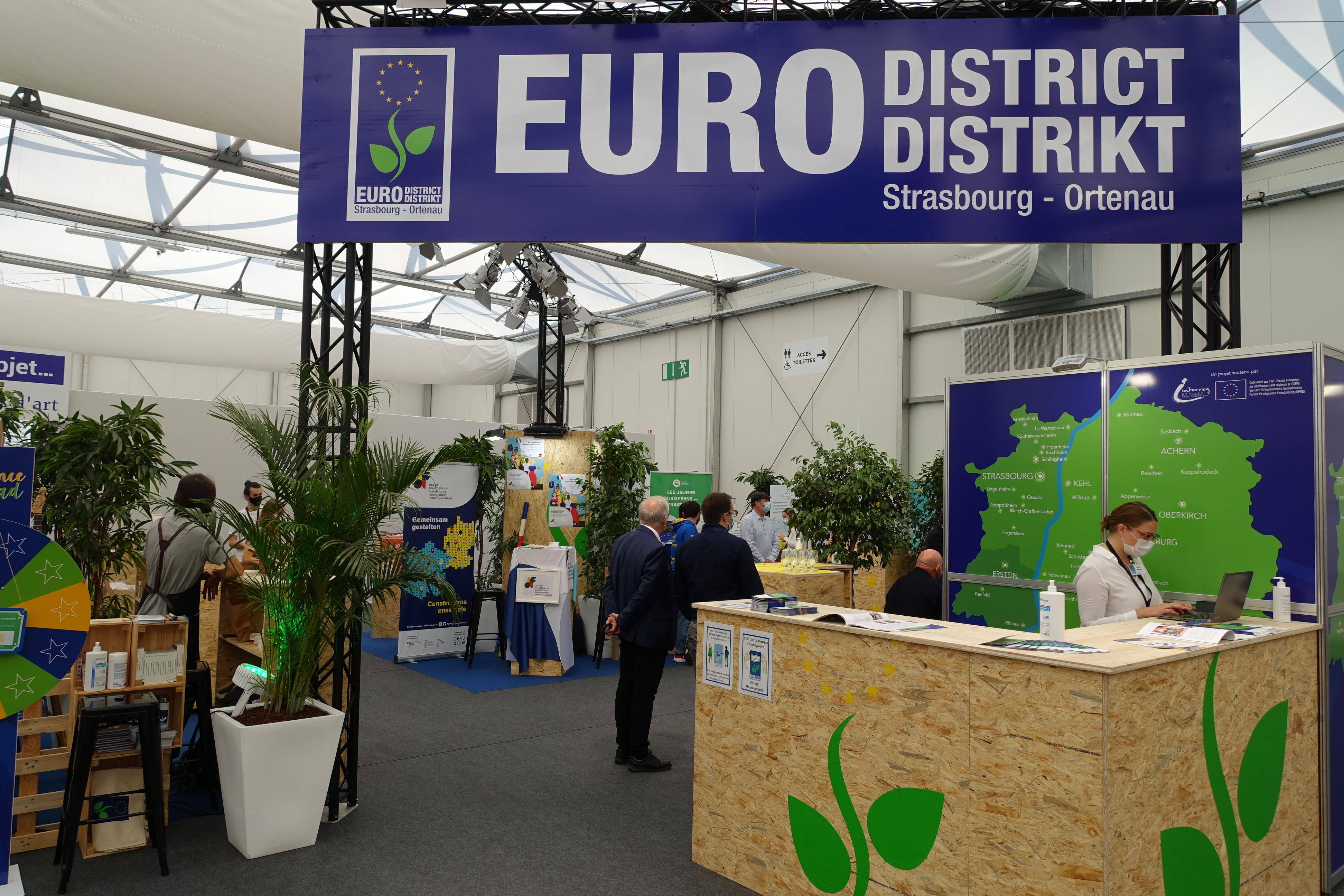 Der Eurodistrikt Straßburg-Ortenau stellt das Projekt „Zivilgesellschaft“ auf der Europamesse vor