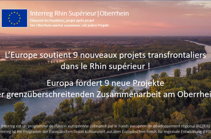 Neue europäische Projekte für die grenzübergreifende Oberrheinregion