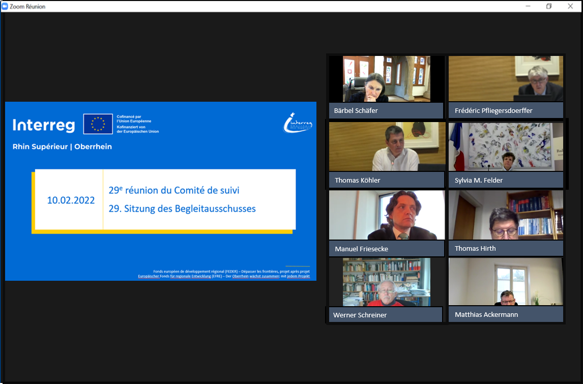 Rückblick auf die Sitzung des Begleitausschusses vom 10.02.22