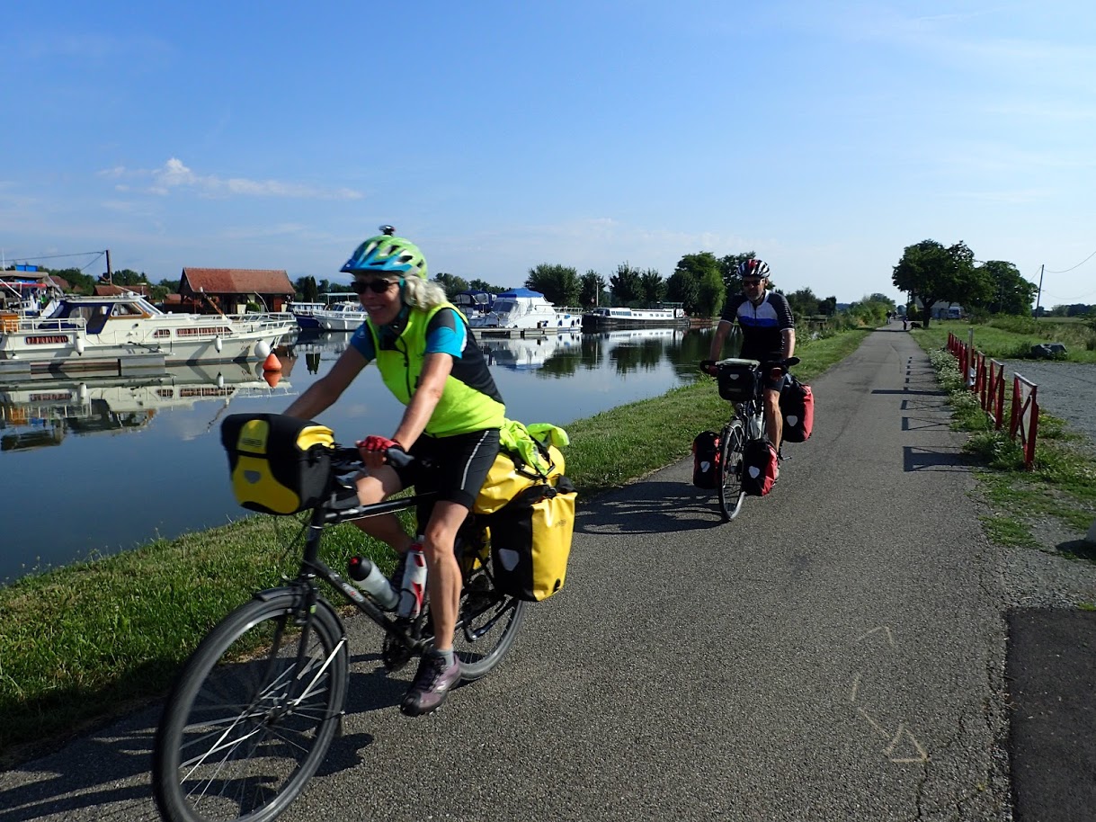 Öffnung des EDF-Stauwehrs zwischen der Rheininsel bei Marckolsheim und Burkheim für Radfahrer und Fußgänger