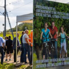 Bald verbindet ein neuer grenzüberschreitender Radweg Leymen (F) mit Rodersdorf (CH)