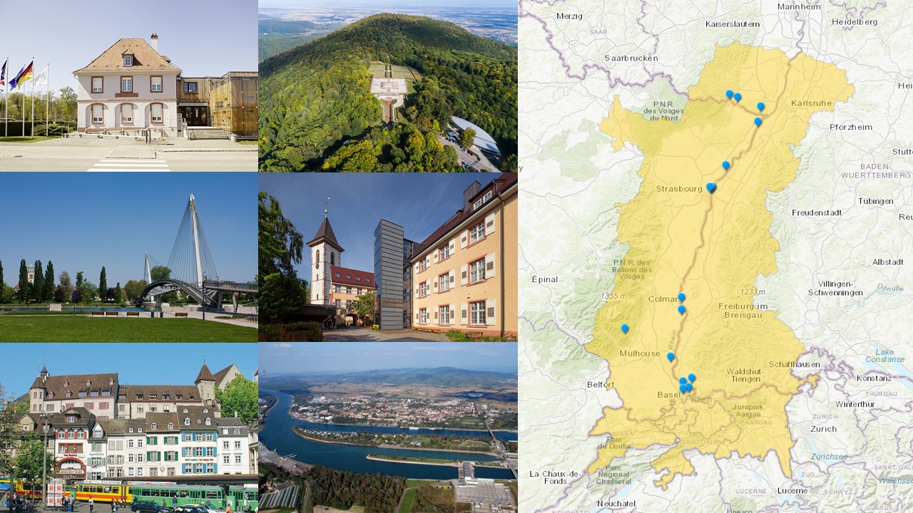 Entdecken Sie die Orte, die die Geschichte von Interreg am Oberrhein erzählen