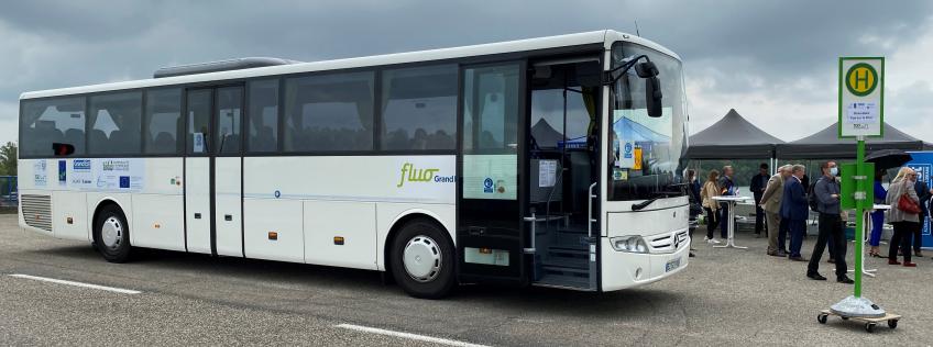 Einweihung der Buslinie Erstein-Lahr