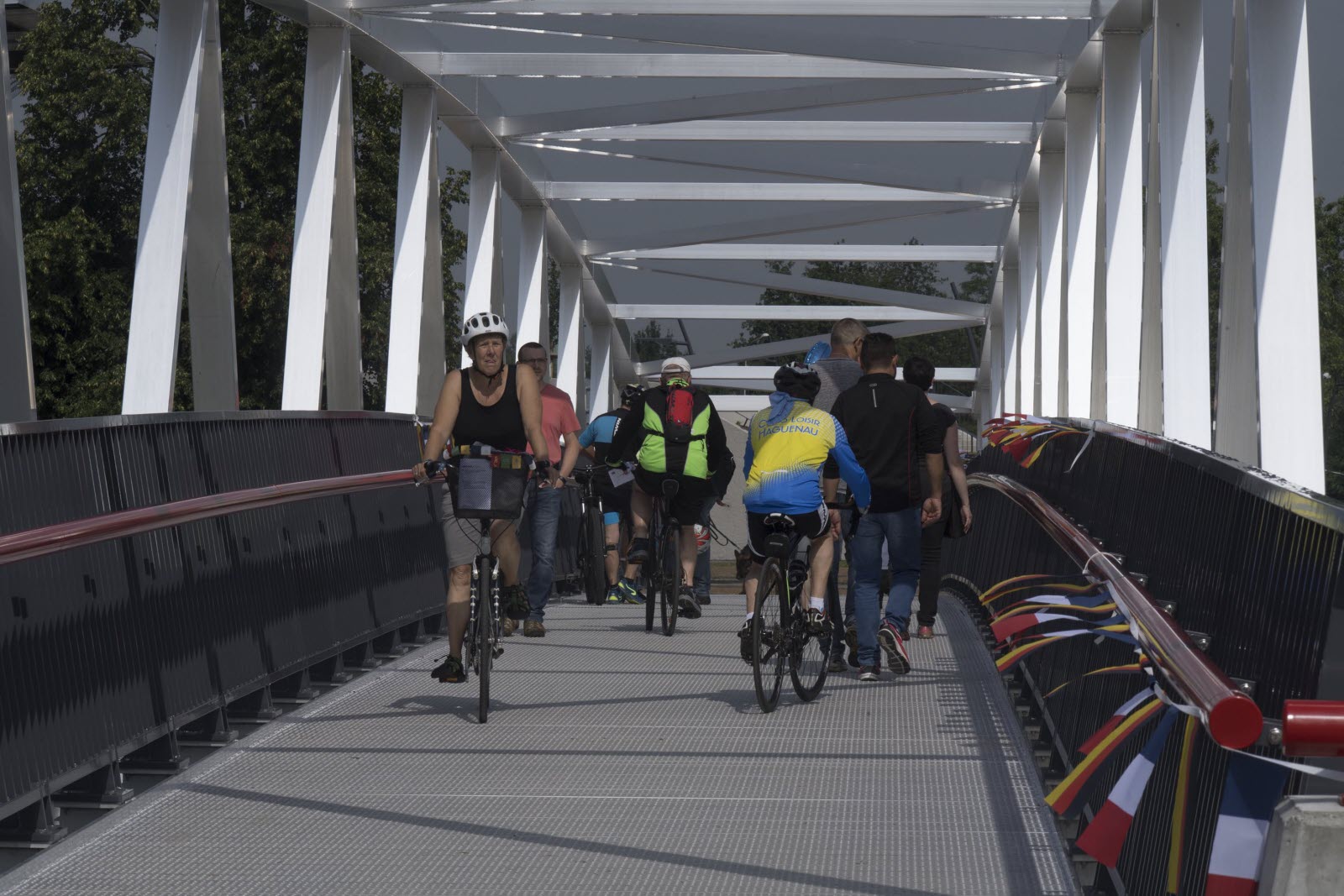 Rheinpassage am PK 309 für Fußgänger und Radfahrer