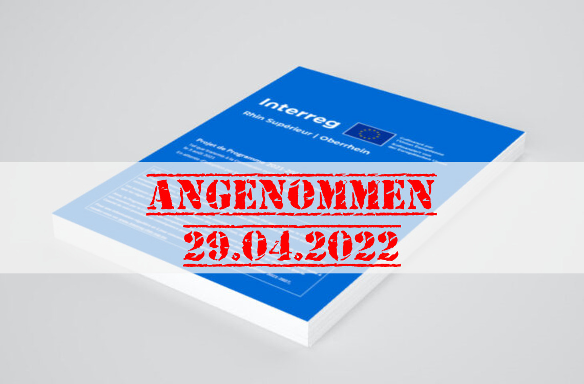Genehmigung des Programms Interreg Oberrhein 2021-2027